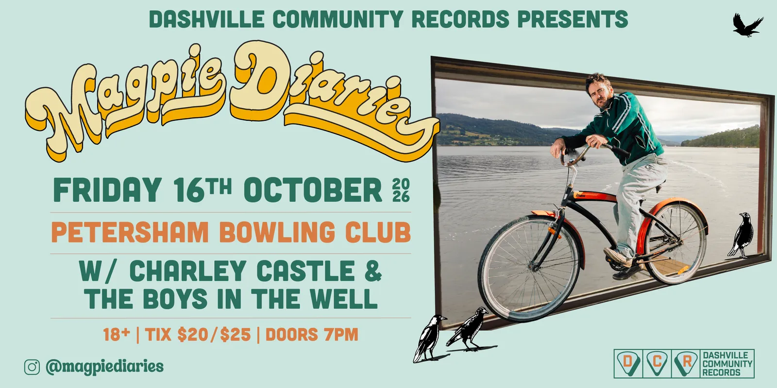 Photo for Magpie Diaries + Charley Castle & the Boys in the Well