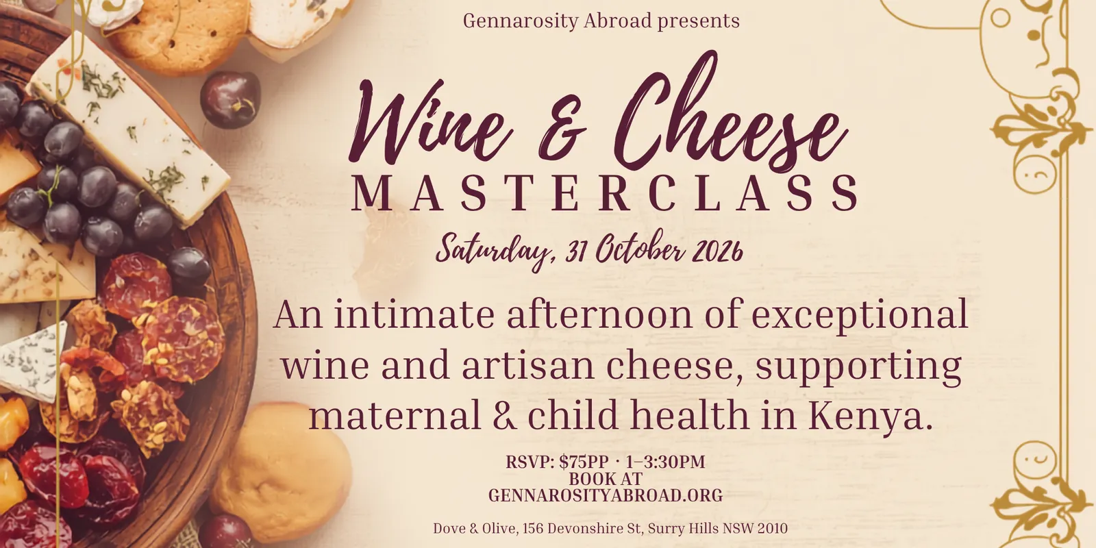 Photo for Gennarosity Abroad's Wine & Cheese Masterclass
