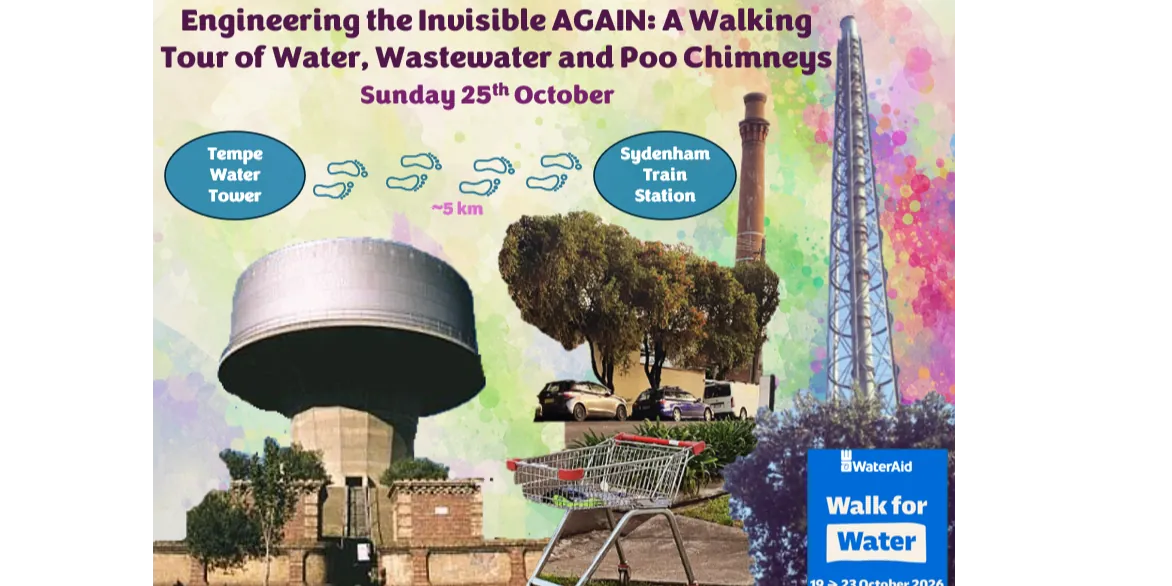 Photo for Engineering the Invisible Again: A Walking Tour of Water, Wastewater and Poo Chimneys