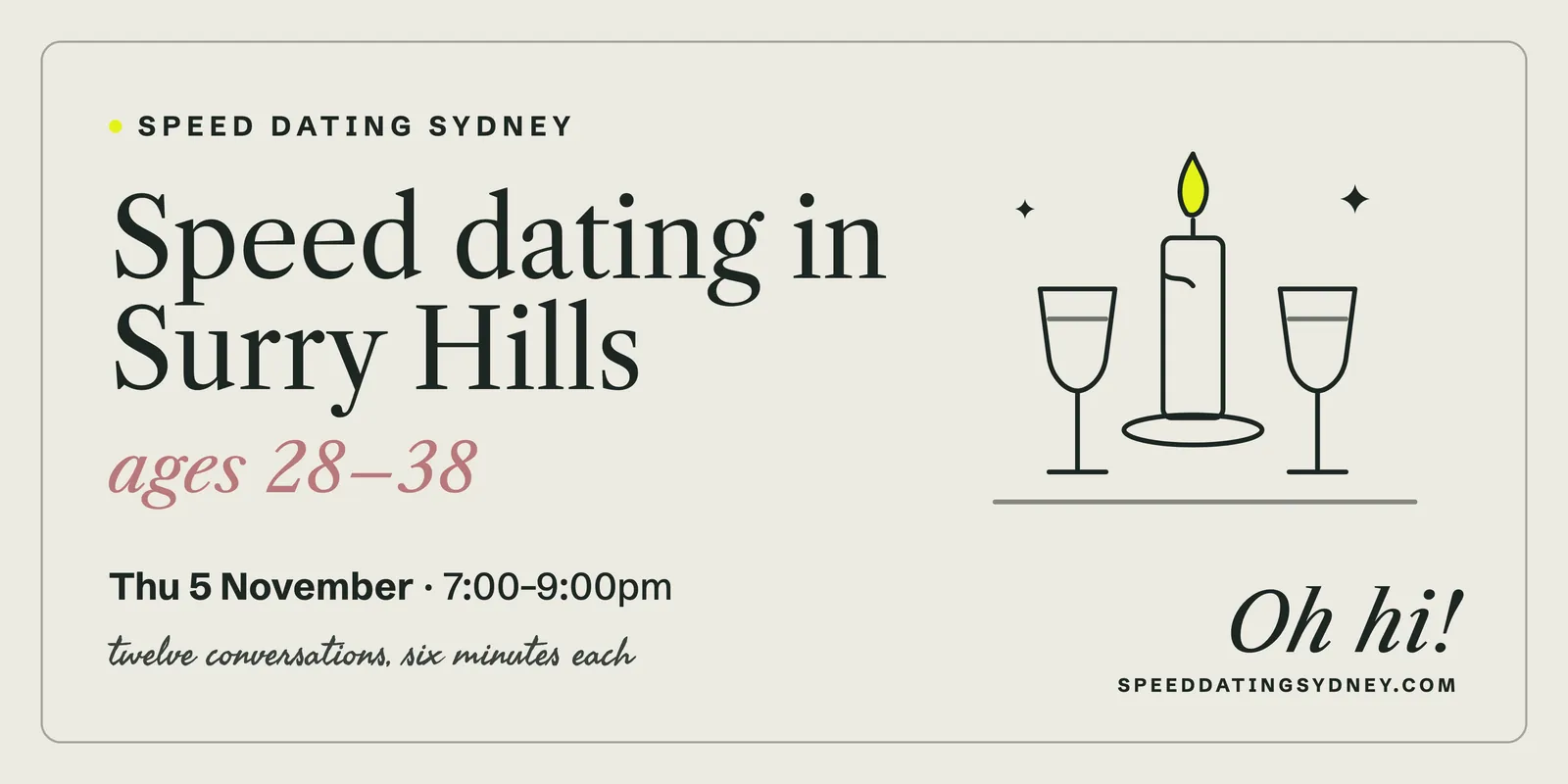 Photo for Speed Dating Surry Hills | Ages 28-38