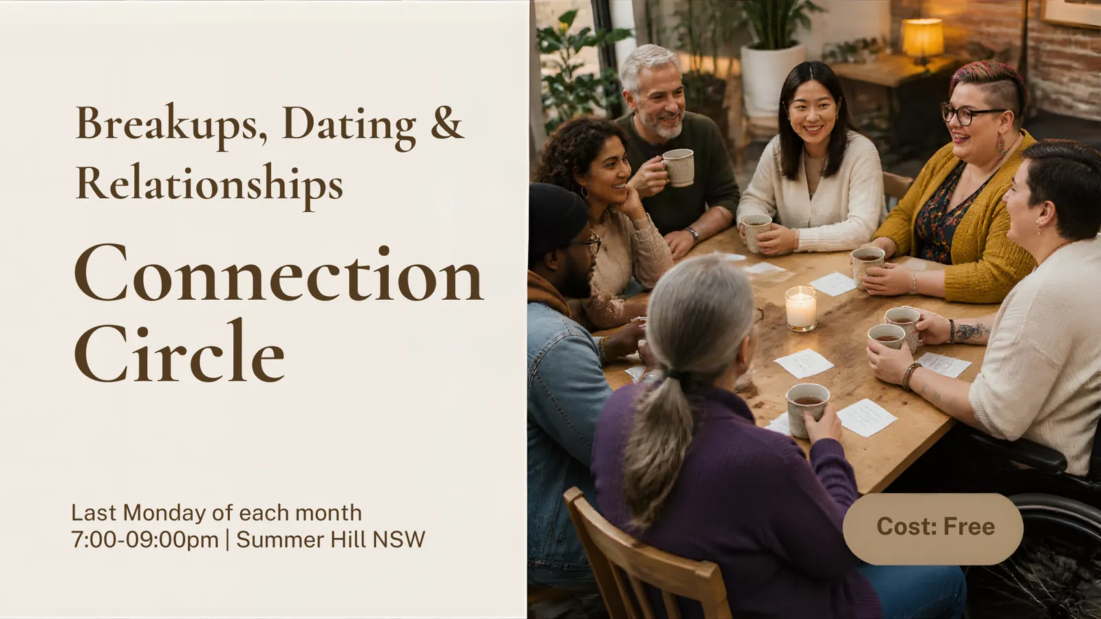 Photo for Breakups, Dating & Relationships Connection Circle