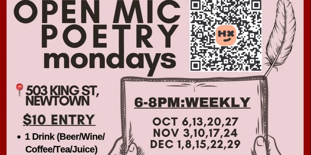 Photo for Open Mic Poetry Mondays 6-8pm Weekly