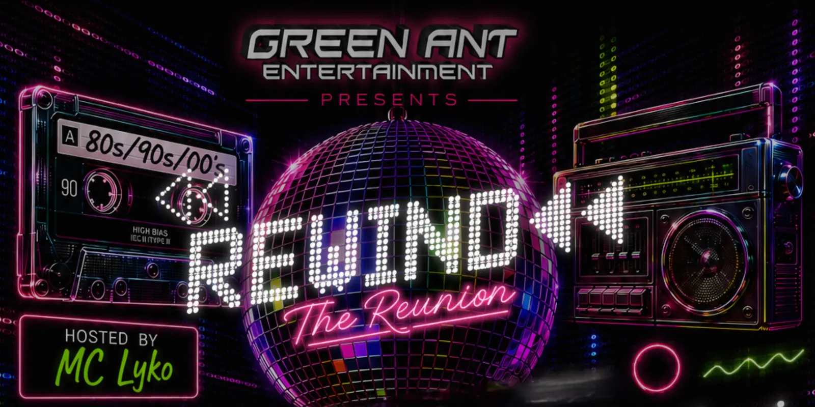Photo for Green Ant Ent Presents Rewind: The Reunion