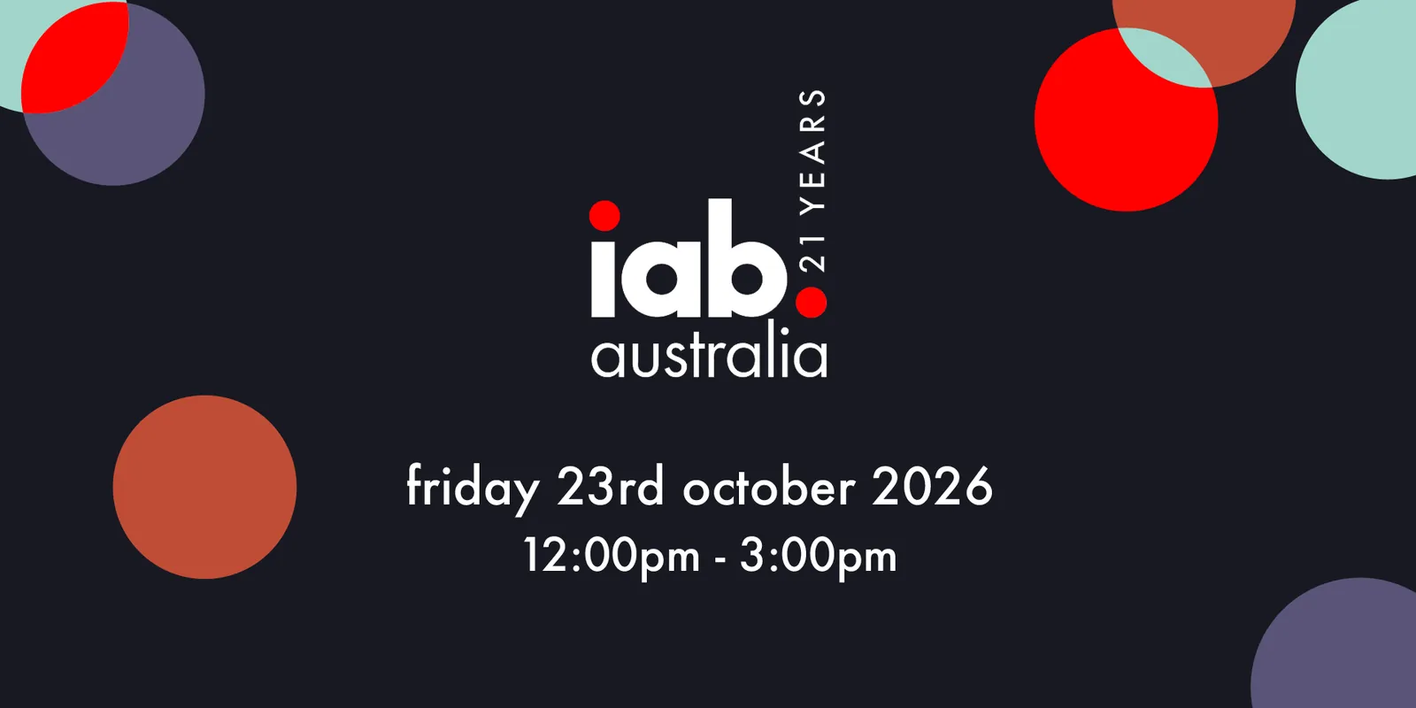 Photo for Iab Australia 21st Birthday Celebrations