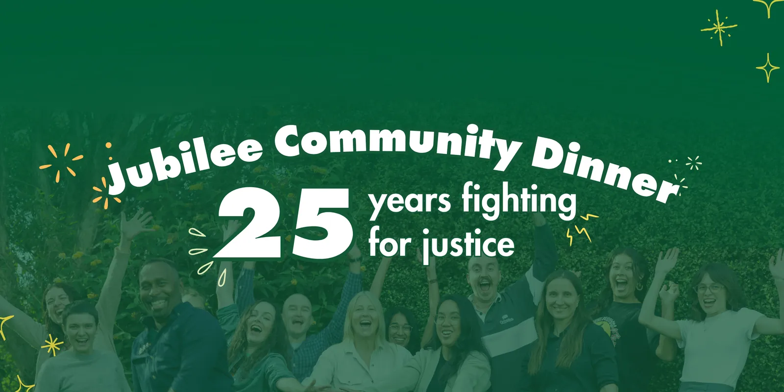 Photo for Jubilee Community Dinner: 25 Years of Fighting for Justice