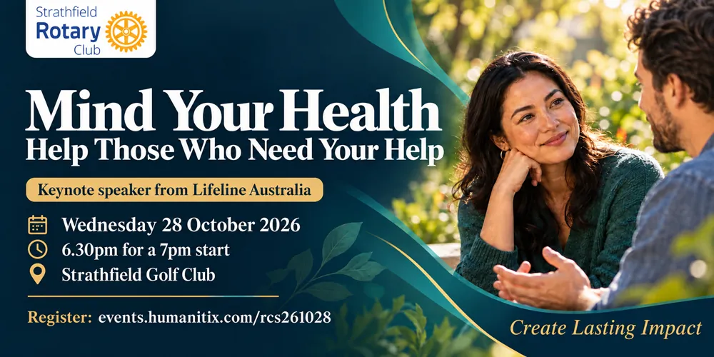 Photo for Rotary Club of Strathfield "Mind Your Health"