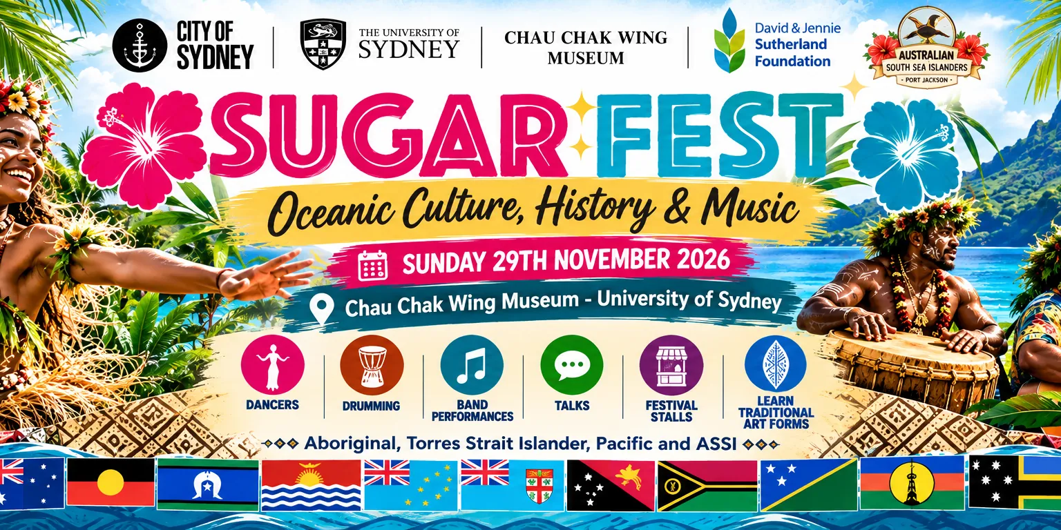 Photo for Sugar Fest Oceanic Culture History & Music 2026 @ Chau Chak Wing Museum
