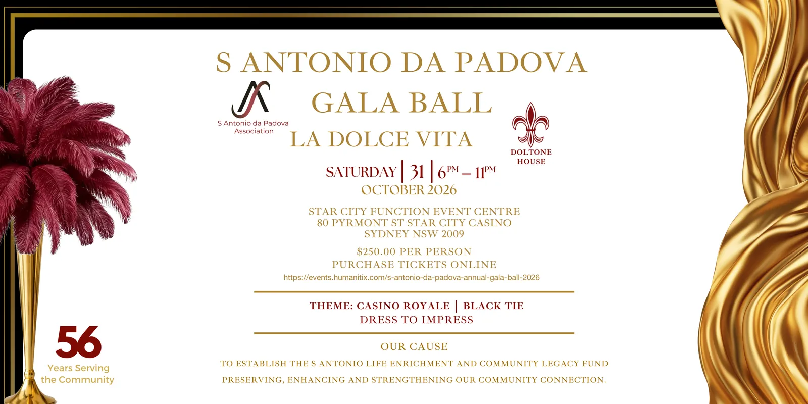Photo for S Antonio Da Padova - Annual Gala Ball