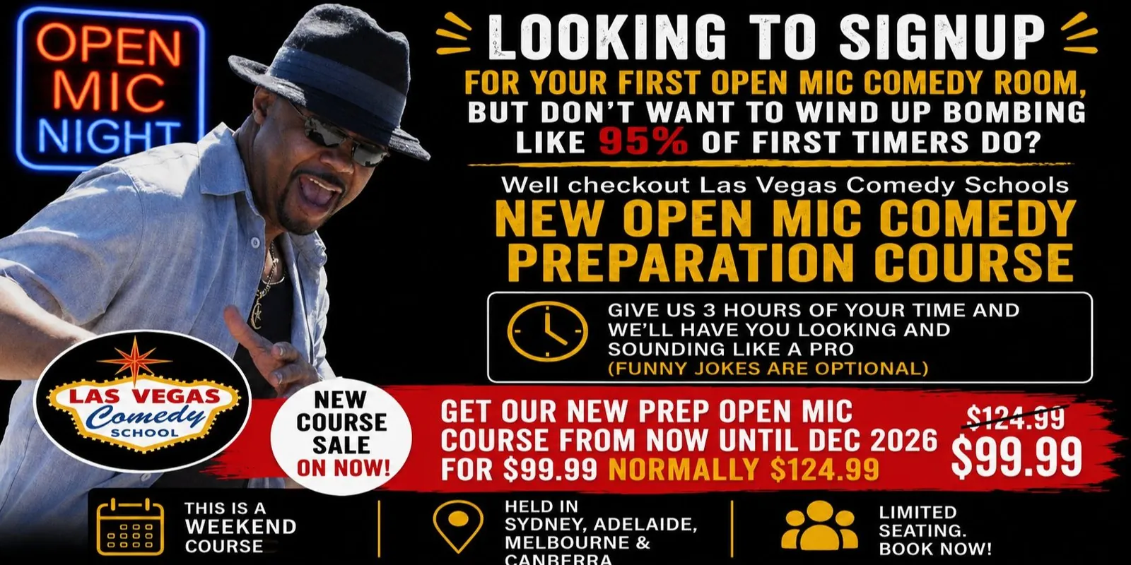 Photo for Open Mic Comedy Preparation Course Surry Hills, Sydney